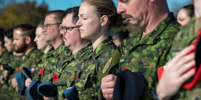 Members of the Canadian Military in uniform