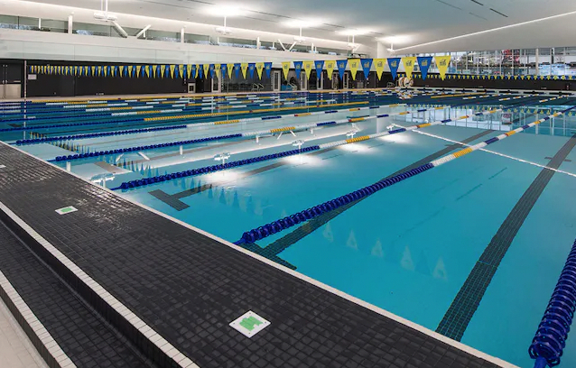 olympic sized indoor swimming pool